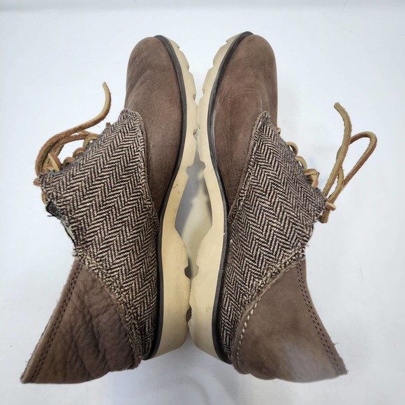 Sperry Topsider Mens Brown Leather Herringbone Oxfords Size 9M Loafers Lace Up main image 7